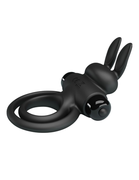 PRETTY LOVE - ANILLO VIBRADOR III Conejo Negro | SexPlace.MX
