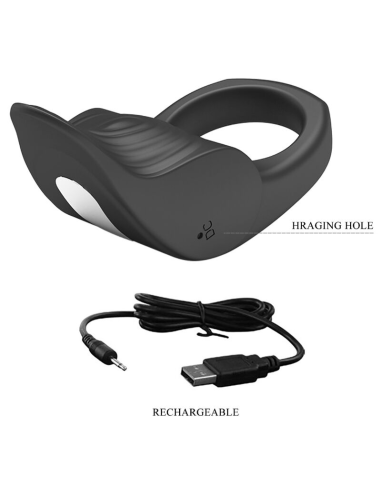 PRETTY LOVE - SUSANNA Anillo Vibrador Para Pene Negro | SexPlace.MX