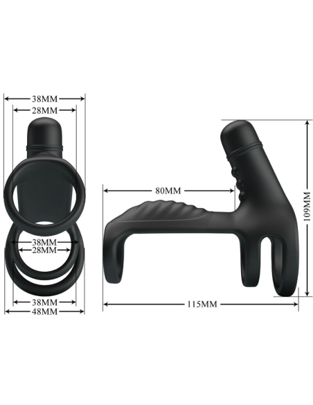 PRETTY LOVE - Manga de Extensión de Silicona Suave Elástica | SexPlace