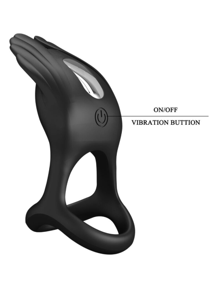 PRETTY LOVE - SILAS Anillo Vibrador 7 Vibraciones Silicona | SexPlace