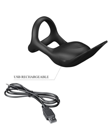 PRETTY LOVE - SILAS Anillo Vibrador 7 Vibraciones Silicona | SexPlace