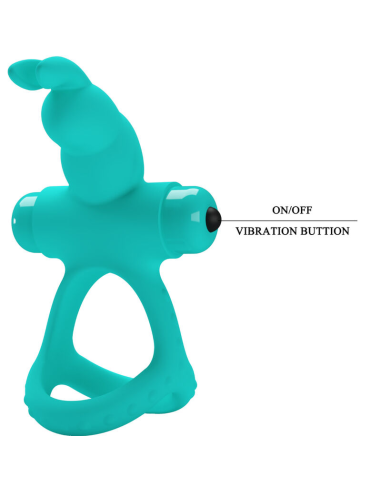 PRETTY LOVE - FIGGY Anillo Vibrador Conejito Verde | SexPlace.MX