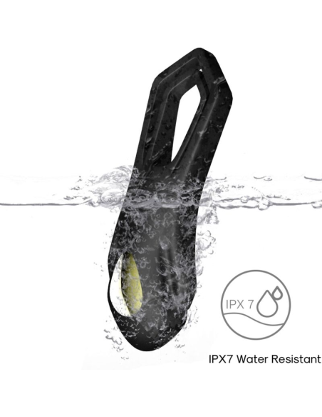 ARMONY Roadster Anillo Vibrador Doble Control Remoto Negro - Placer Elevado y Personalizable