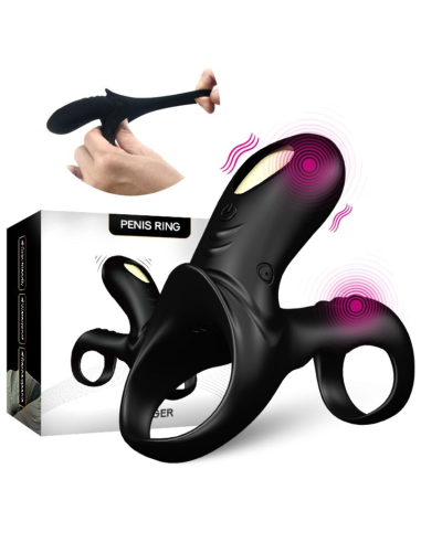 ARMONY Ranger Anillo Doble Vibrador para Pareja - Placer Elevado y Seguridad en Silicona Premium