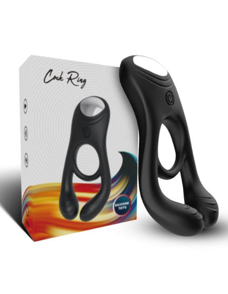 Armony Veyron - Anillo Vibrador Doble Pinza Control Remoto Negro | Placer Elevado y Personalizable