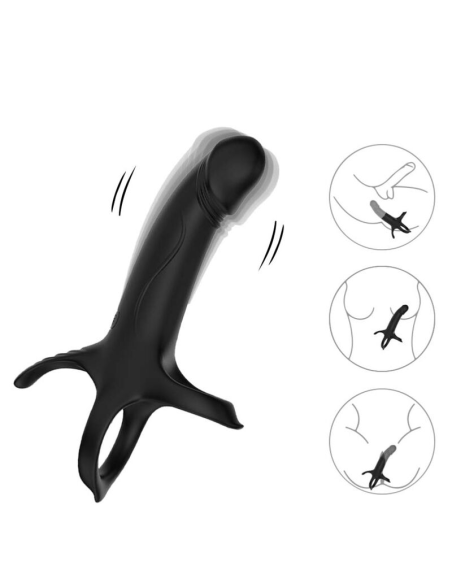 Dildo con Anillo y Vibrador Control Remoto ARMONY - Placer Elevado y 9 Modos de Vibración