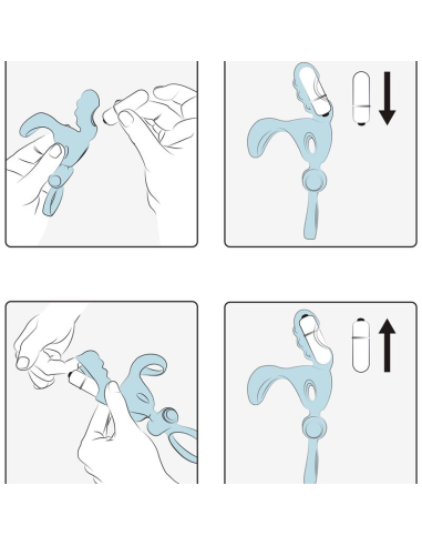 ADRIEN LASTIC Spartacus - Anillo y Funda de Pene Vibrante para Placer Doble