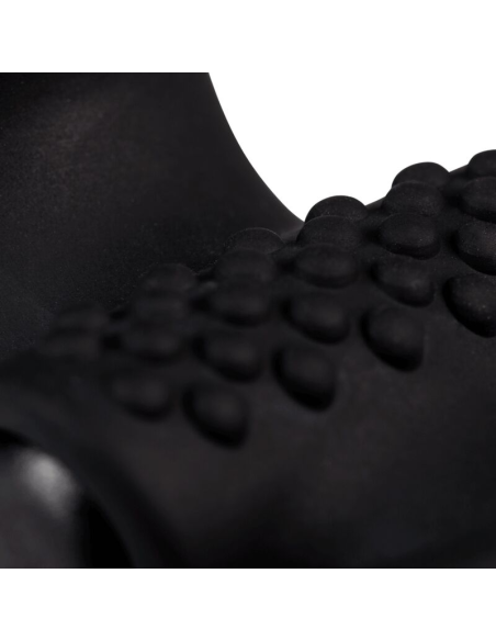 ADRIEN LASTIC Lingus Anillo Vibrador Negro | Placer para Parejas y Estimulación Intensa