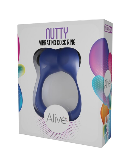 ALIVE - NUTTY Anillo Vibrador Azul | SexPlace.MX