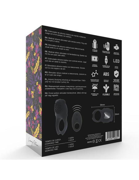 MIA - Anillo Control Remoto Colosseo: Placer y Estimulación para Parejas