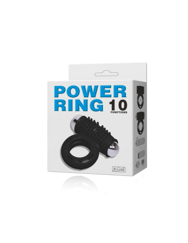 BAILE - POWER RING ANILLO VIBRADOR 10V | Erecciones Firmes y Estimulantes para Placer Infinito