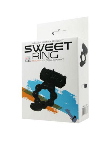 BAILE - SWEET RING: Anillo Vibrador Doble Estimulador para Parejas