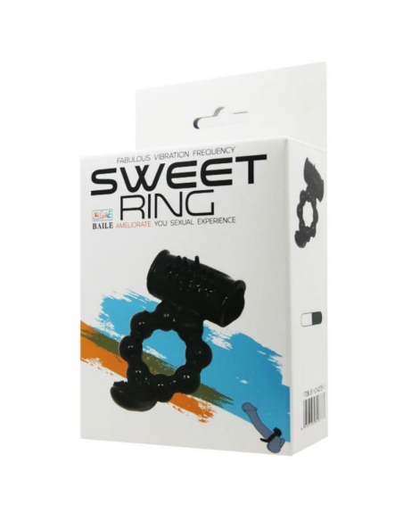 BAILE - SWEET RING: Anillo Vibrador Doble Estimulador para Parejas