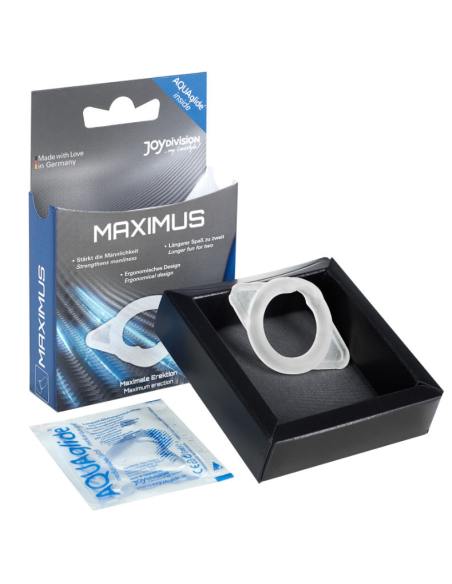 JOYDIVISION POTENZDUO - Anillo Potenciador Ereción MAXIMUS XS - Silicona Médica para Placer y Rigidez