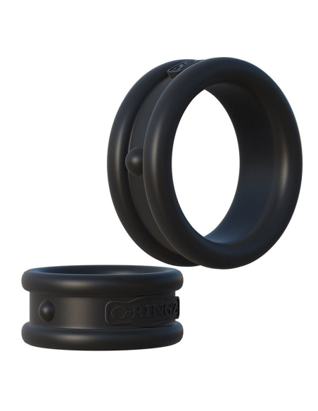 FANTASY C-RINGZ - Anillas de Silicona Max Width para Erecciones Más Fuertes y Duraderas