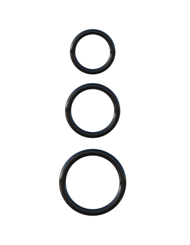 FANTASY C-RINGZ - Set de Anillas de Silicona Stamina para Potenciar Erecciones y Orgasmos