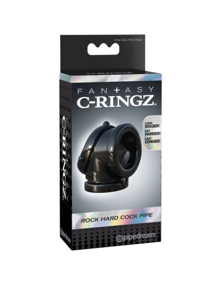 Fantasy C-Ringz Rock Hard Pipe - Anillo Erótico 100% Silicona para Erecciones Más Fuertes y Duraderas