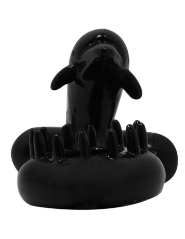 BAILE - SWEET RING: Anillo Vibrador con Estimulador Clítoris Delfín para Parejas