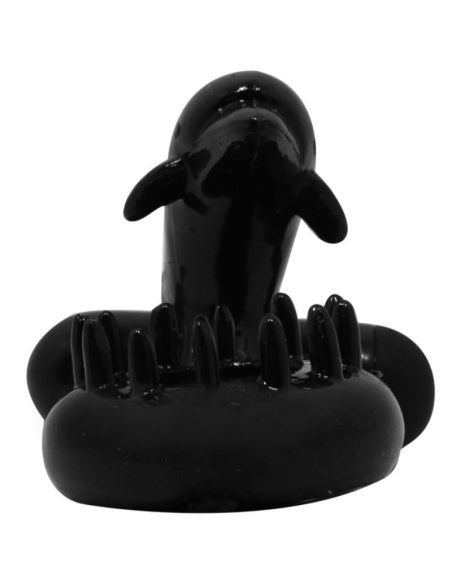 BAILE - SWEET RING: Anillo Vibrador con Estimulador Clítoris Delfín para Parejas