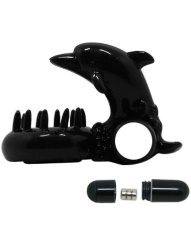 BAILE - SWEET RING: Anillo Vibrador con Estimulador Clítoris Delfín para Parejas