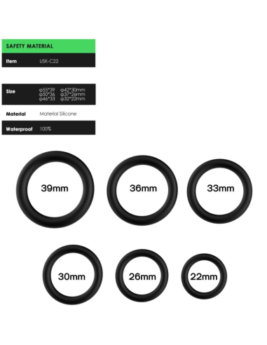 Anillo de Silicona Negro ARMONY | Placer Intenso y Duradero