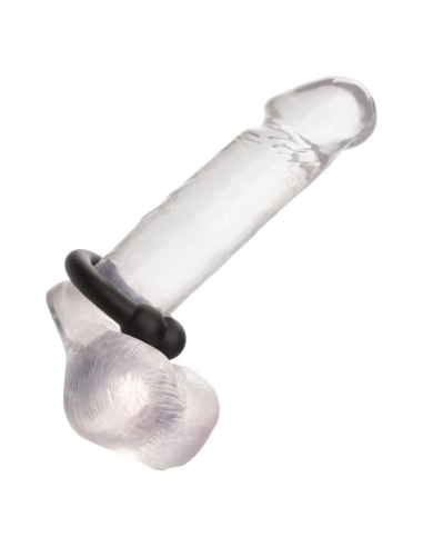 Calexotics Alpha Muscle Ring Negro - Anillo de Silicona Premium para Mayor Placer y Sensibilidad