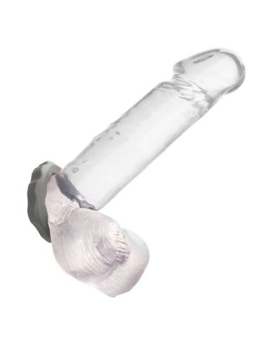 Calexotics Alpha Erect Ring Gris - Anillo de Silicona Líquida para Placer Extremo