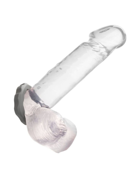 Calexotics Alpha Erect Ring Gris - Anillo de Silicona Líquida para Placer Extremo