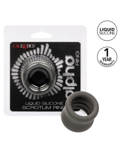 CALEXOTICS Alpha Anillo Extensión Escroto Doble Negro - Placer Ultra Lujoso y Resistente