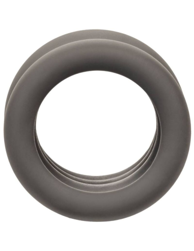 CALEXOTICS Alpha Anillo Extensión Escroto Doble Negro - Placer Ultra Lujoso y Resistente