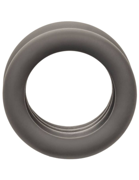 CALEXOTICS Alpha Anillo Extensión Escroto Doble Negro - Placer Ultra Lujoso y Resistente