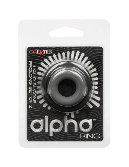 CALEXOTICS - Alpha Set de 2 Anillos Prolong Gris | Placer y Comodidad
