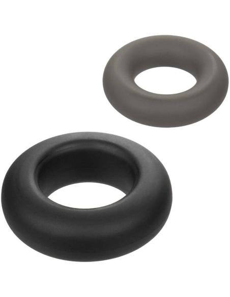 CALEXOTICS - Alpha Set de 2 Anillos Prolong Gris | Placer y Comodidad