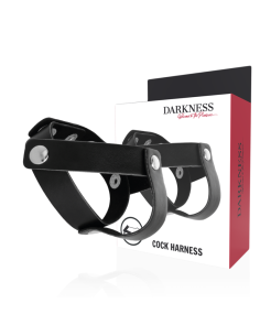 DARKNESS - Anillo de Piel para Pene y Testículos | Placer y Estilo Fetish