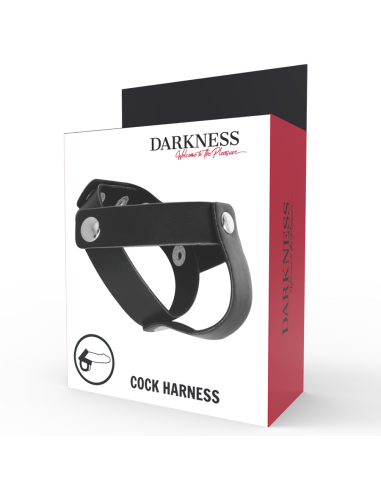 DARKNESS - Anillo de Piel para Pene y Testículos | Placer y Estilo Fetish