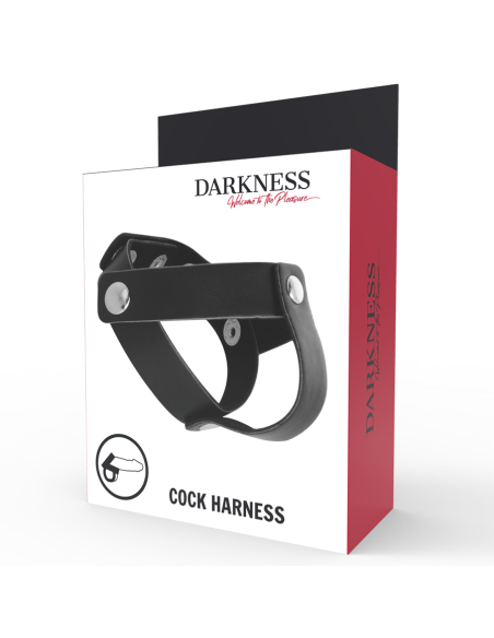 DARKNESS - Anillo de Piel para Pene y Testículos | Placer y Estilo Fetish