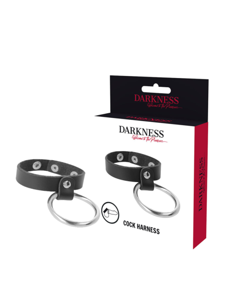DARKNESS - Anillo de Metal para Pene y Testículos | Placer Duradero y Sensaciones Inolvidables