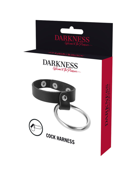 DARKNESS - Anillo de Metal para Pene y Testículos | Placer Duradero y Sensaciones Inolvidables