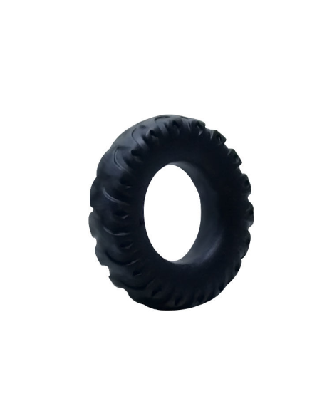 BAILE Titan Cockring Black Green 2 cm - Placer Intenso y Control de Eyaculación