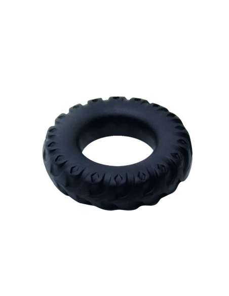 BAILE Titan Cockring Black Green 2 cm - Placer Intenso y Control de Eyaculación