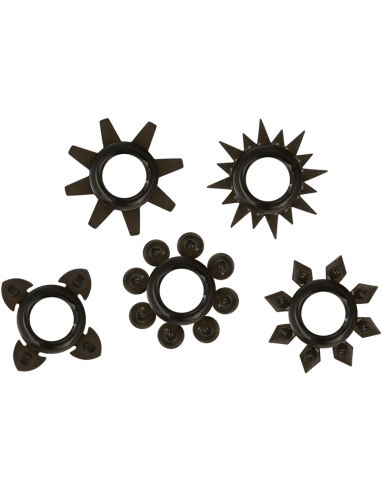 OHMAMA - Set de 5 Anillos de Silicona para Pene y Testículos | Aumenta Erecciones y Placer