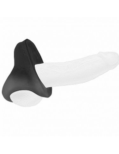 AJUSTE PERFECTO AL PARACHOQUES NEGRO: Potencia tu placer con el primer juguete que amortigua cada embestida