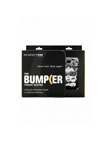 AJUSTE PERFECTO AL PARACHOQUES NEGRO: Potencia tu placer con el primer juguete que amortigua cada embestida