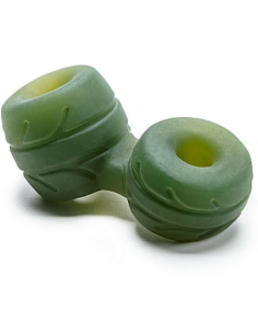 PERFECT FIT SILASKIN COCK & BALL VERDE - Anillo Erótico para Pene y Testículos, Ideal para Juegos Apasionantes