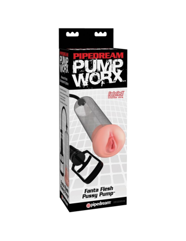 PUMP WORX: Bomba de Erección con Vagina Realista para Erecciones Potentes y Duraderas