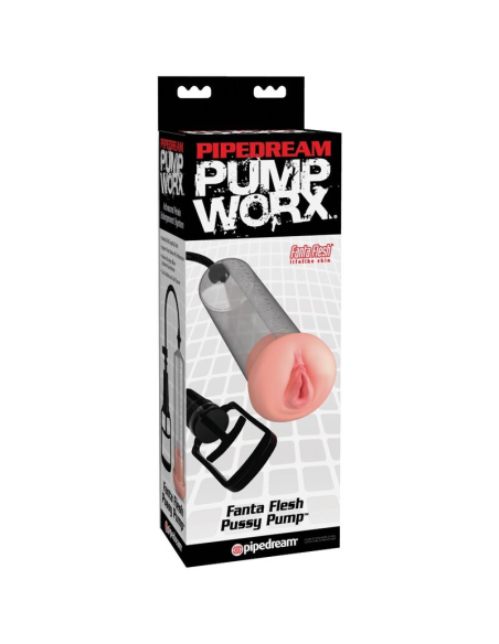 PUMP WORX: Bomba de Erección con Vagina Realista para Erecciones Potentes y Duraderas
