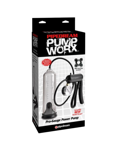 PUMP WORX - BOMBA DE POTENCIA PRO-GAUGE TRANSPARENTE: Aumenta tu rendimiento y confianza