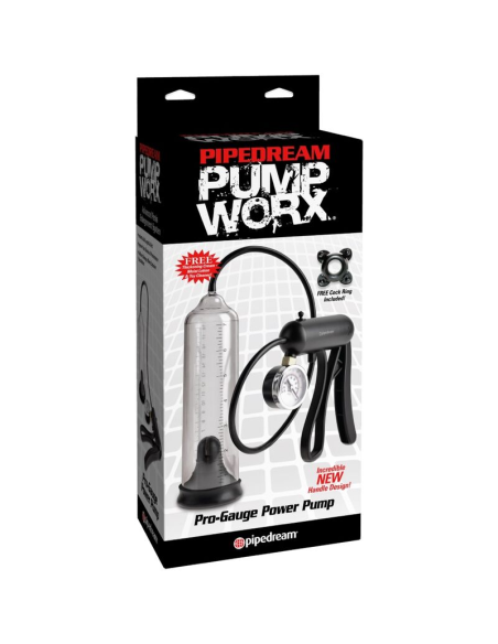 PUMP WORX - BOMBA DE POTENCIA PRO-GAUGE TRANSPARENTE: Aumenta tu rendimiento y confianza