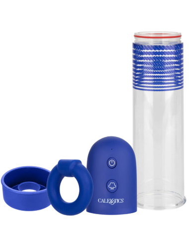 CalExotics Admiral Kit: Bomba de Erección Recargable con Anillo Silicona - Potencia y Sensación Mejoradas