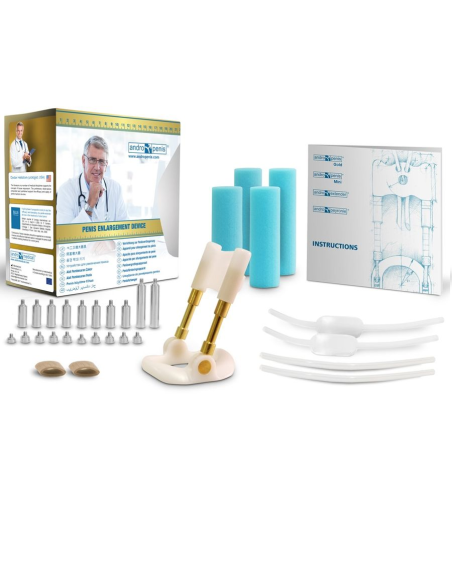 Andropenis Gold - Extensor de Pene: Aumento Seguro y Eficaz, 97.5% de Éxito